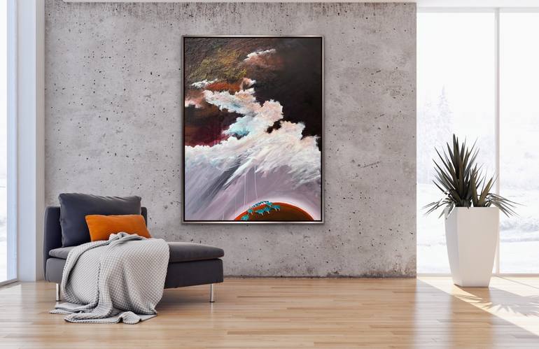 Original Abstract Landscape Painting by Tania Chanter