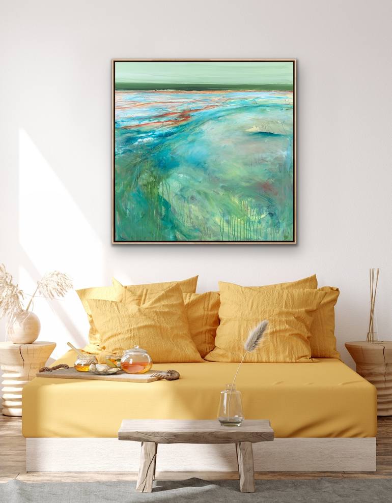 Original Abstract Landscape Painting by Tania Chanter