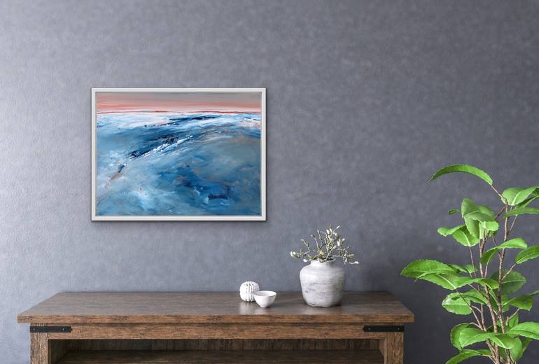 Original Abstract Beach Painting by Tania Chanter