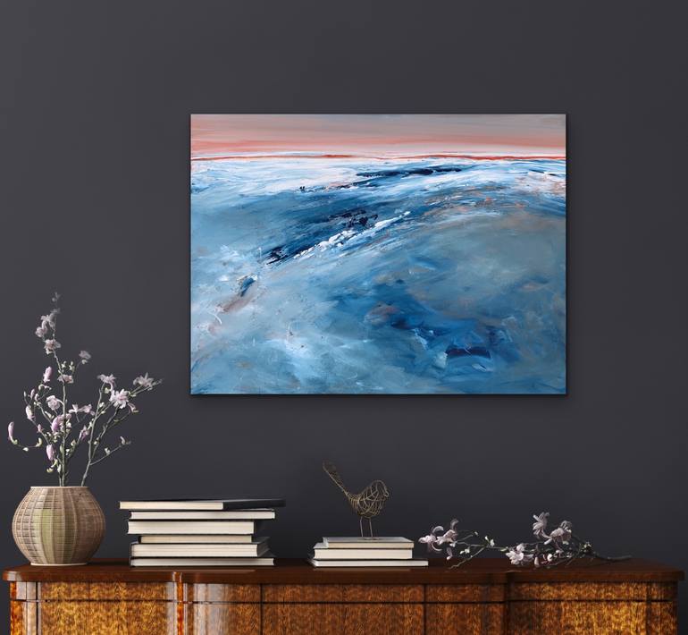 Original Abstract Beach Painting by Tania Chanter