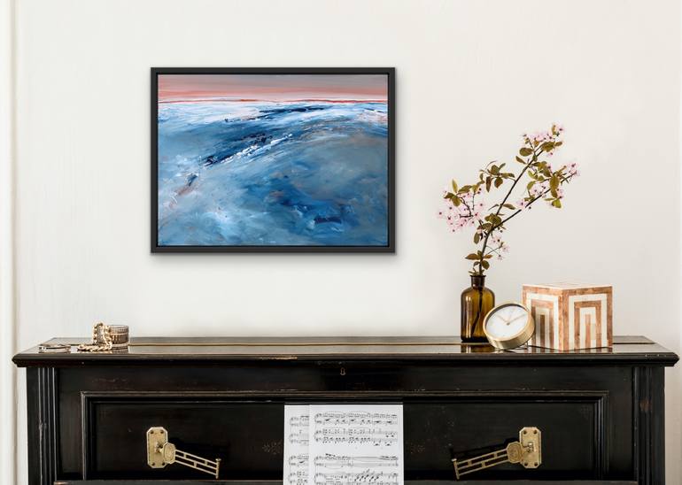 Original Abstract Beach Painting by Tania Chanter