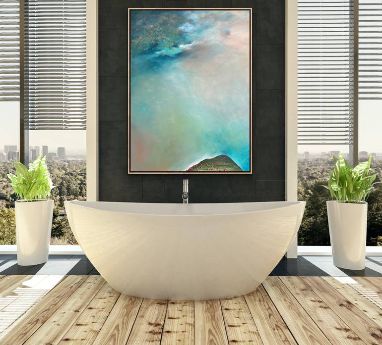 Original Abstract Landscape Painting by Tania Chanter