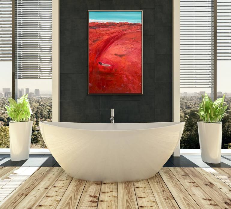 Original Abstract Landscape Painting by Tania Chanter