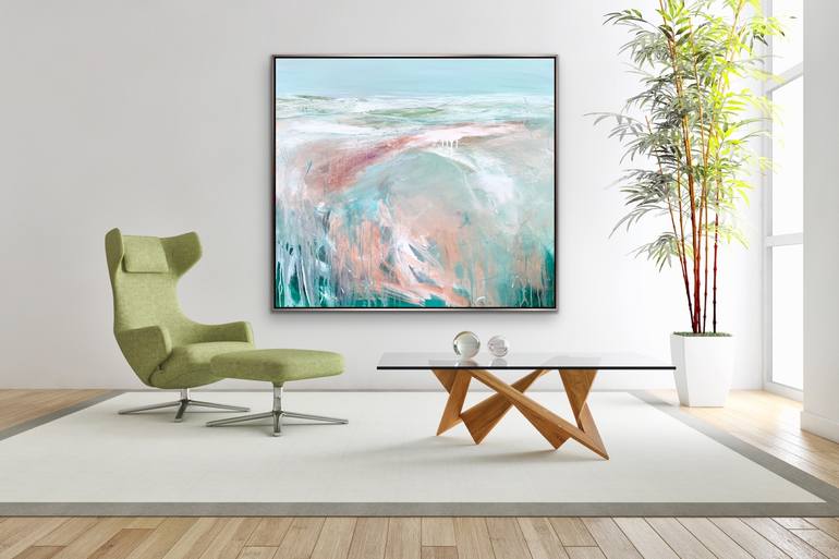 Original Abstract Seascape Painting by Tania Chanter