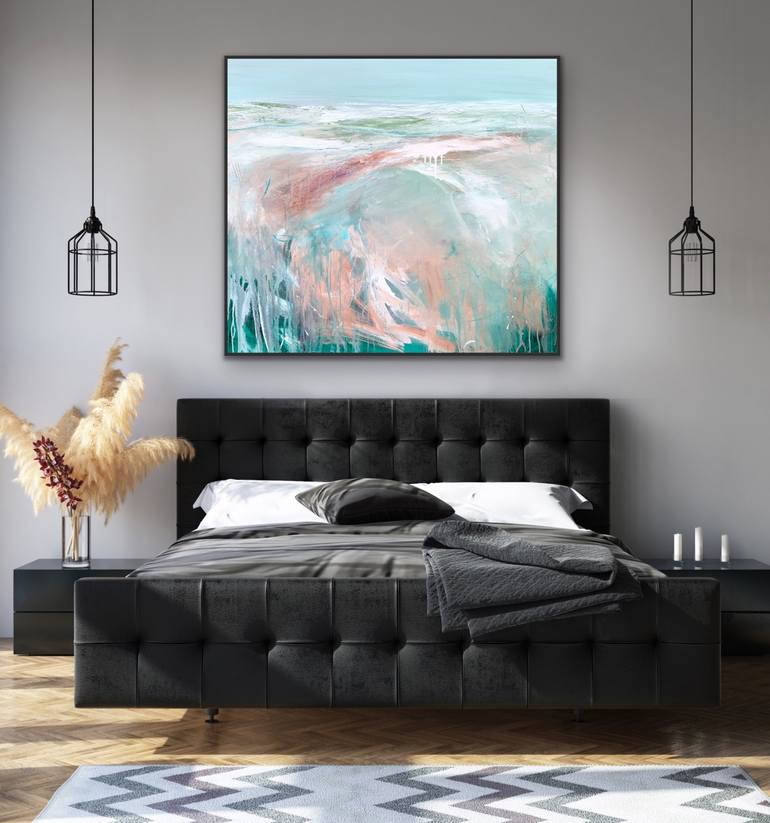 Original Abstract Seascape Painting by Tania Chanter