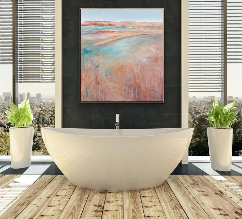 Original Abstract Seascape Painting by Tania Chanter