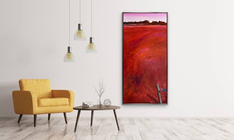 Original Abstract Landscape Painting by Tania Chanter