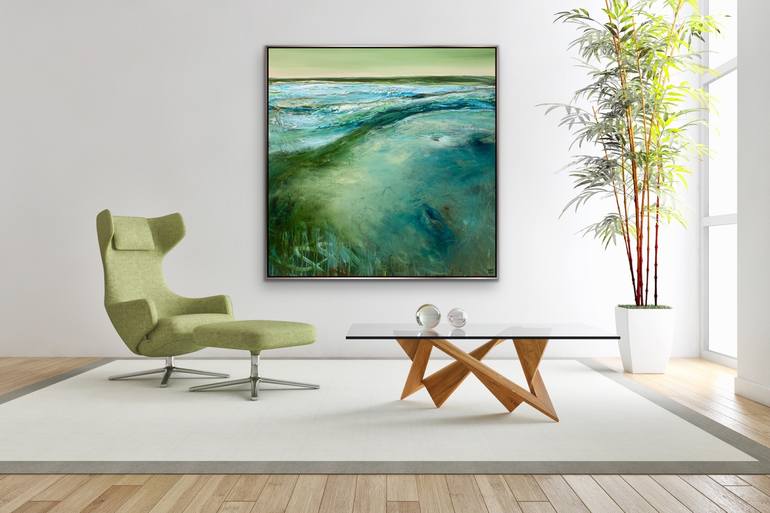 Original Abstract Landscape Painting by Tania Chanter