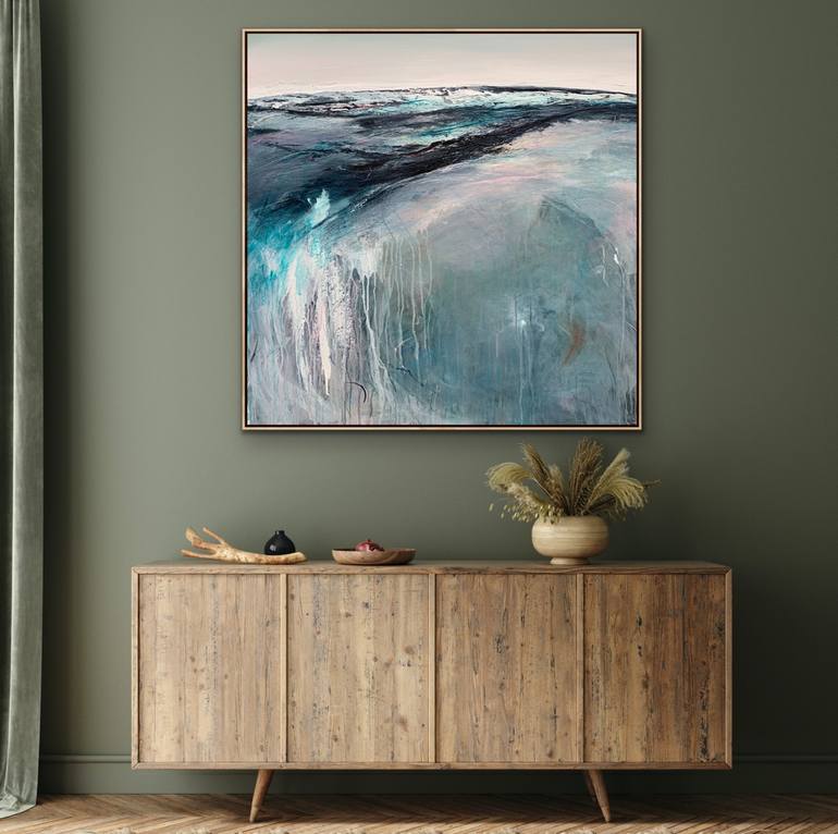 Original Abstract Seascape Painting by Tania Chanter