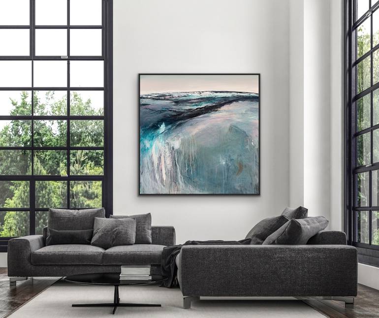 Original Abstract Seascape Painting by Tania Chanter