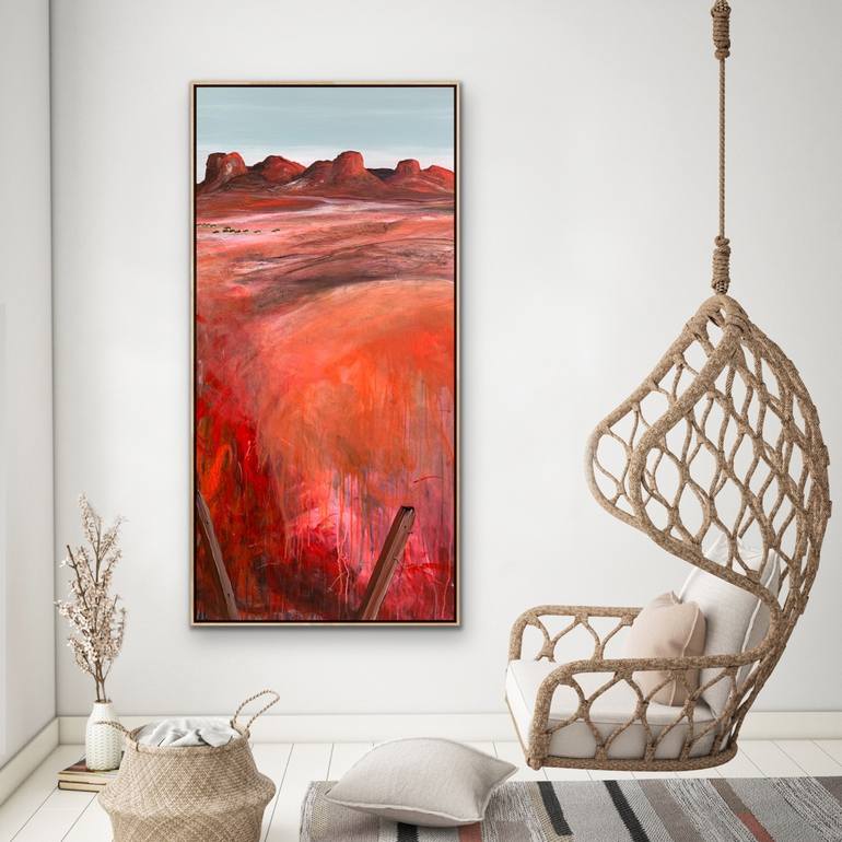 Original Abstract Landscape Painting by Tania Chanter