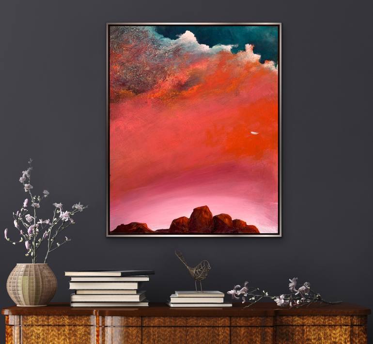 Original Abstract Landscape Painting by Tania Chanter