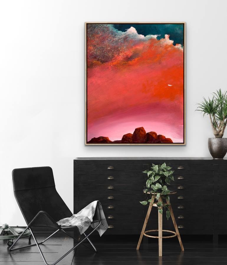 Original Abstract Landscape Painting by Tania Chanter