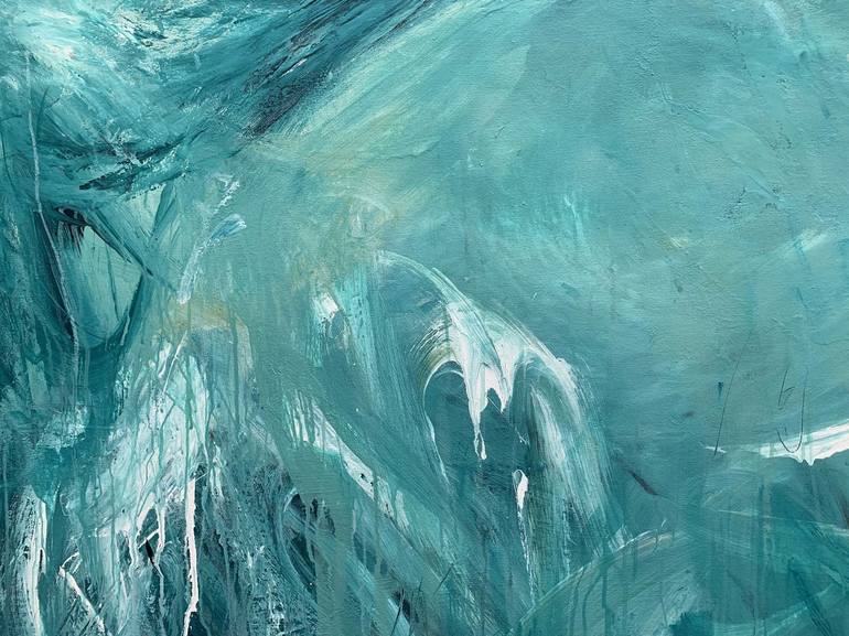 Original Abstract Seascape Painting by Tania Chanter