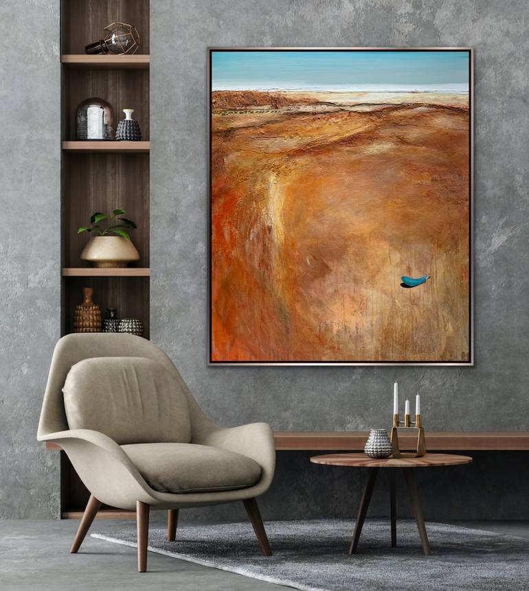 Original Abstract Landscape Painting by Tania Chanter