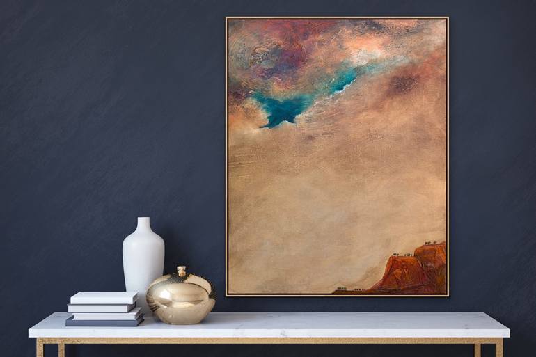 Original Abstract Landscape Painting by Tania Chanter