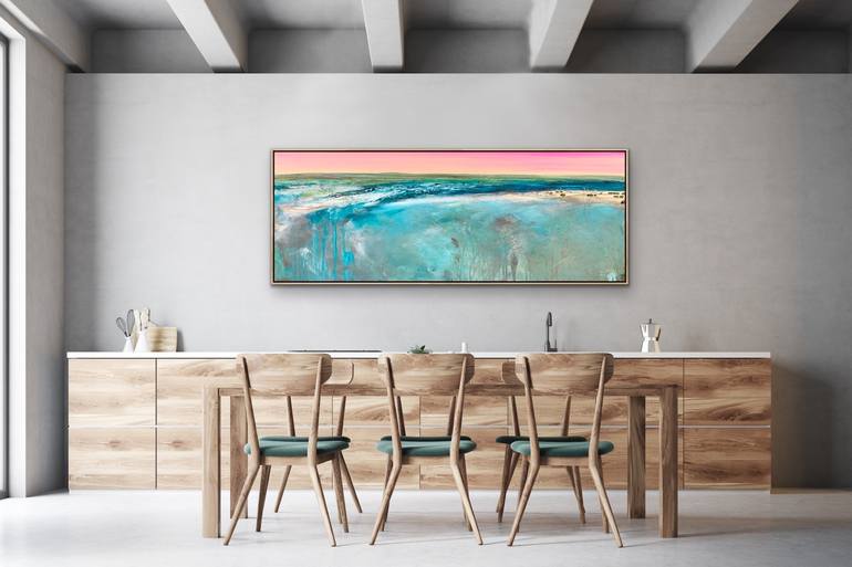 Original Abstract Seascape Painting by Tania Chanter