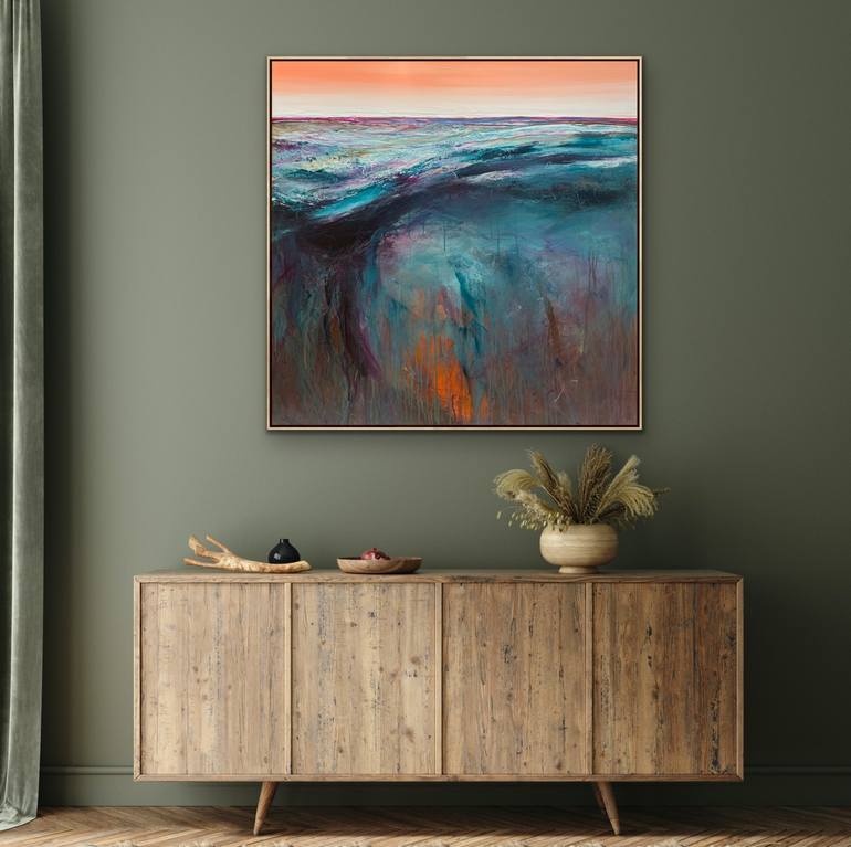 Original Abstract Landscape Painting by Tania Chanter