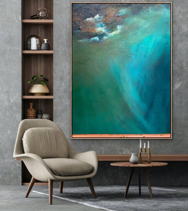 Original Abstract Landscape Painting by Tania Chanter