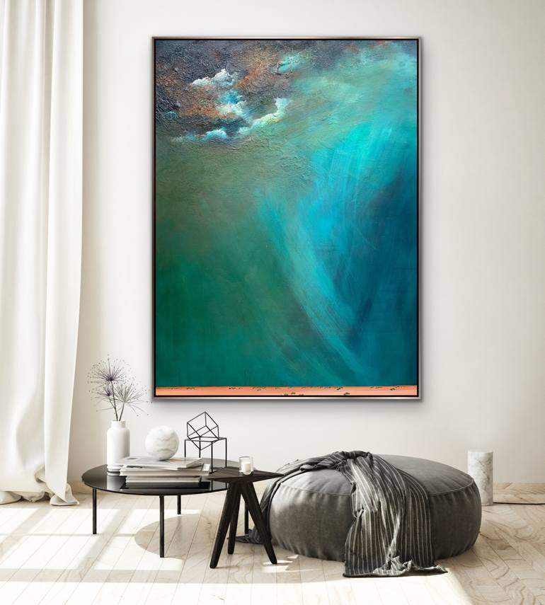 Original Abstract Landscape Painting by Tania Chanter