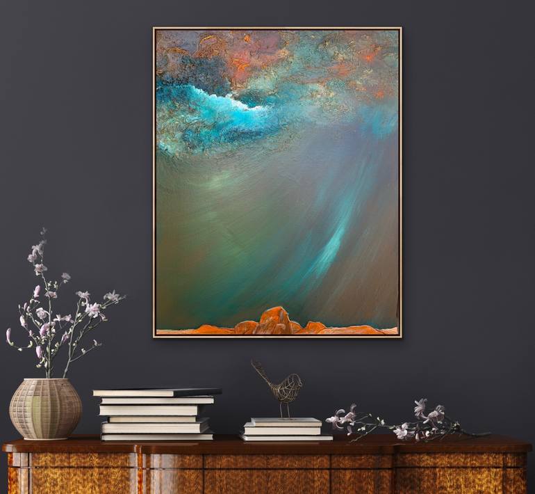 Original Abstract Landscape Painting by Tania Chanter