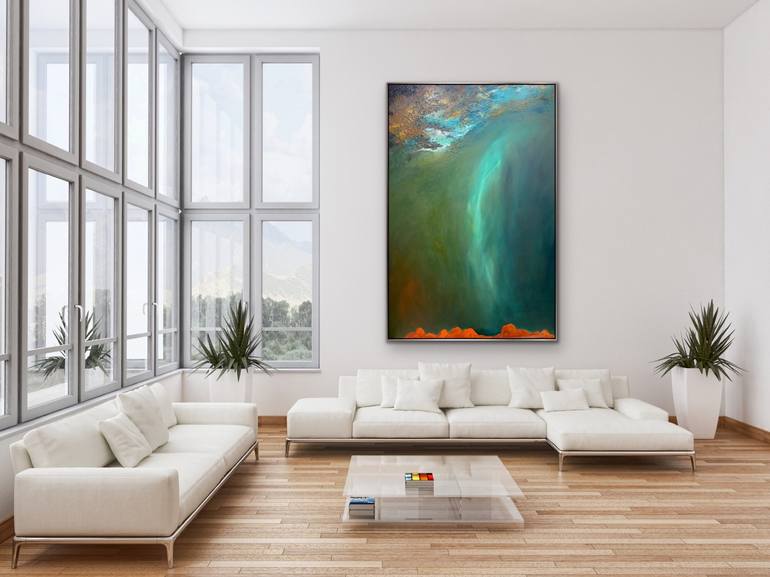 Original Abstract Landscape Painting by Tania Chanter