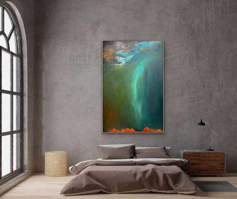 Original Abstract Landscape Painting by Tania Chanter