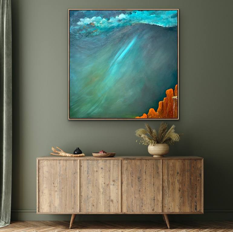 Original Abstract Landscape Painting by Tania Chanter