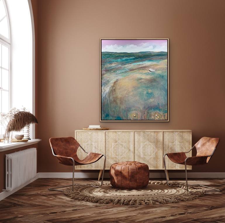 Original Abstract Seascape Painting by Tania Chanter