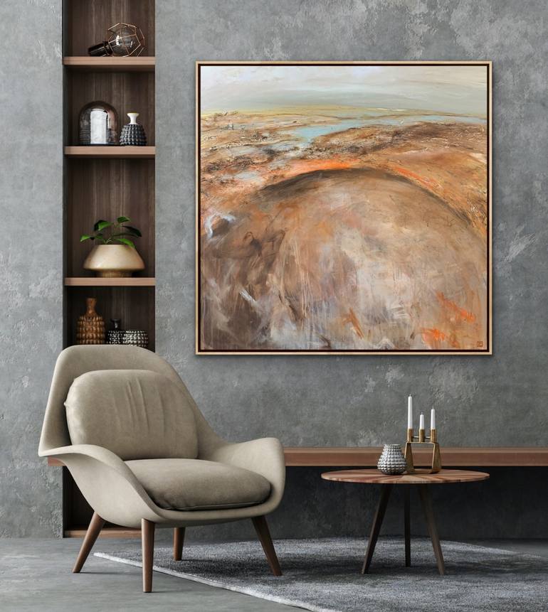 Original Abstract Landscape Painting by Tania Chanter