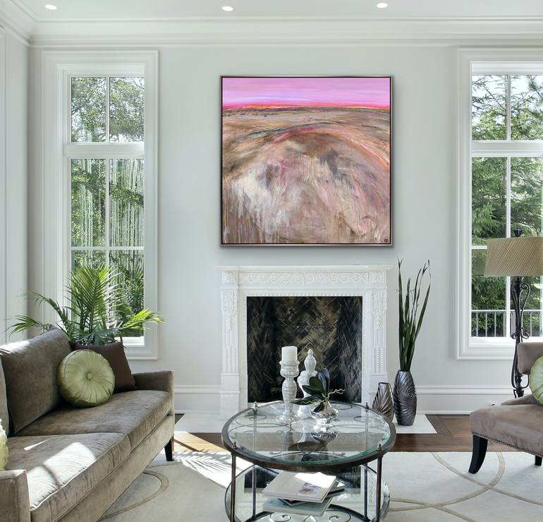 Original Abstract Landscape Painting by Tania Chanter