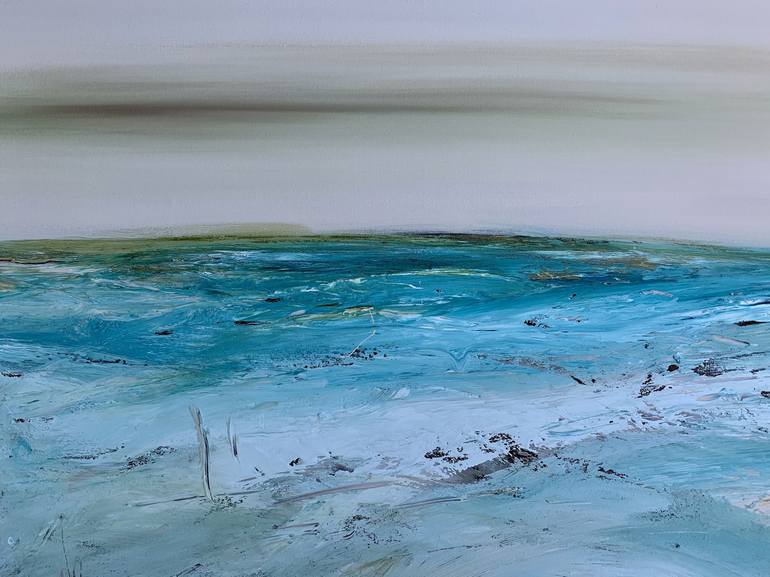 Original Abstract Seascape Painting by Tania Chanter