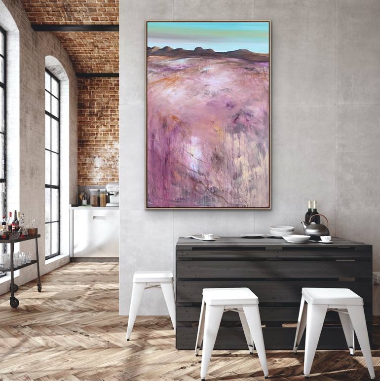 Original Abstract Landscape Painting by Tania Chanter