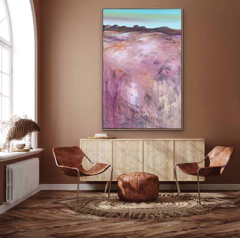 Original Abstract Landscape Painting by Tania Chanter