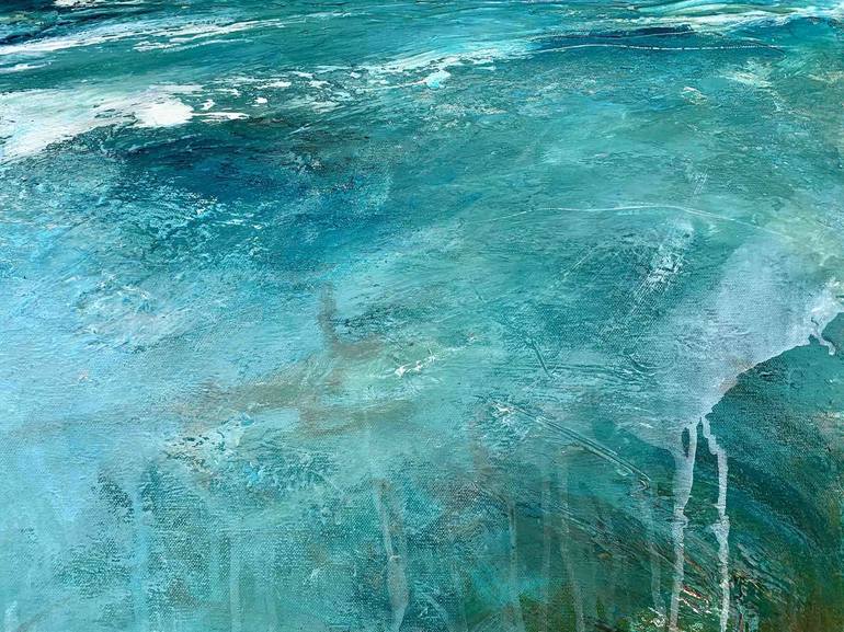 Original Abstract Seascape Painting by Tania Chanter