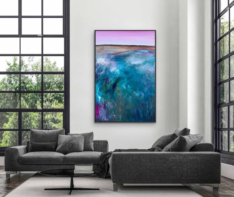 Original Abstract Landscape Painting by Tania Chanter