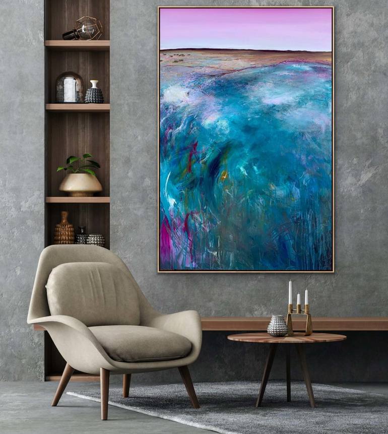 Original Abstract Landscape Painting by Tania Chanter