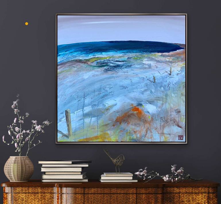 Original Abstract Landscape Painting by Tania Chanter