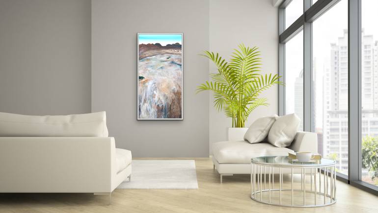 Original Abstract Landscape Painting by Tania Chanter