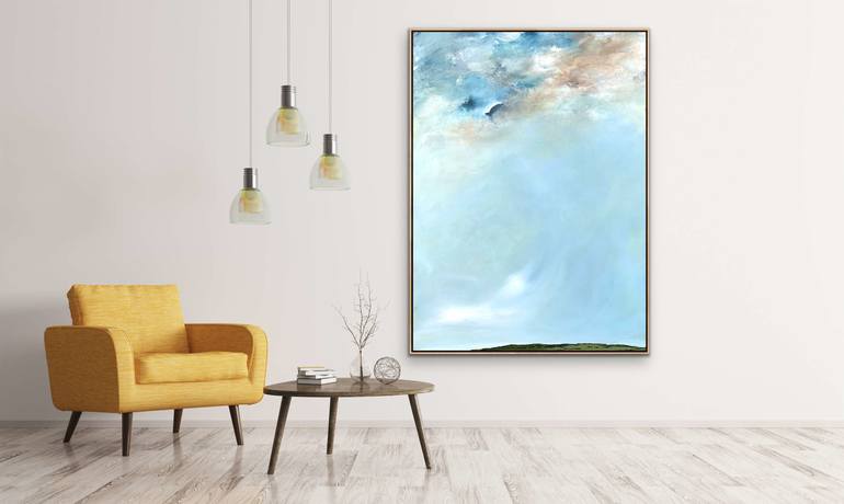 Original Abstract Landscape Painting by Tania Chanter