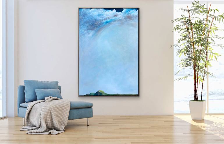 Original Abstract Landscape Painting by Tania Chanter