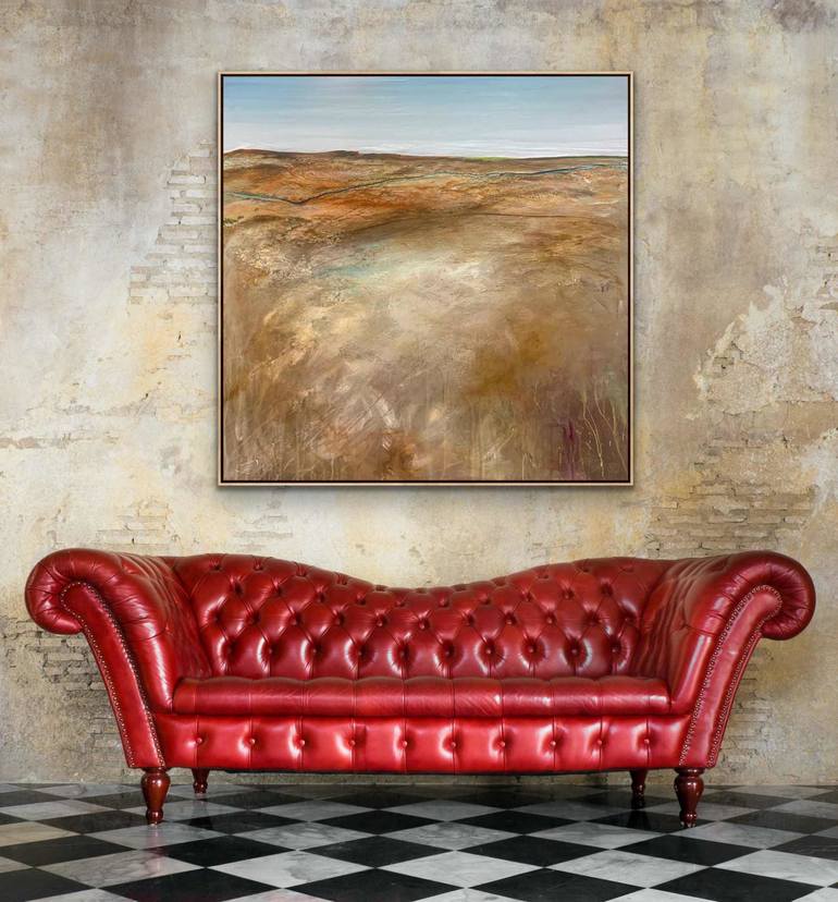 Original Abstract Landscape Painting by Tania Chanter