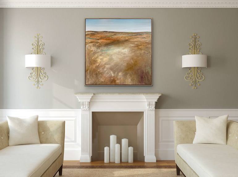 Original Abstract Landscape Painting by Tania Chanter