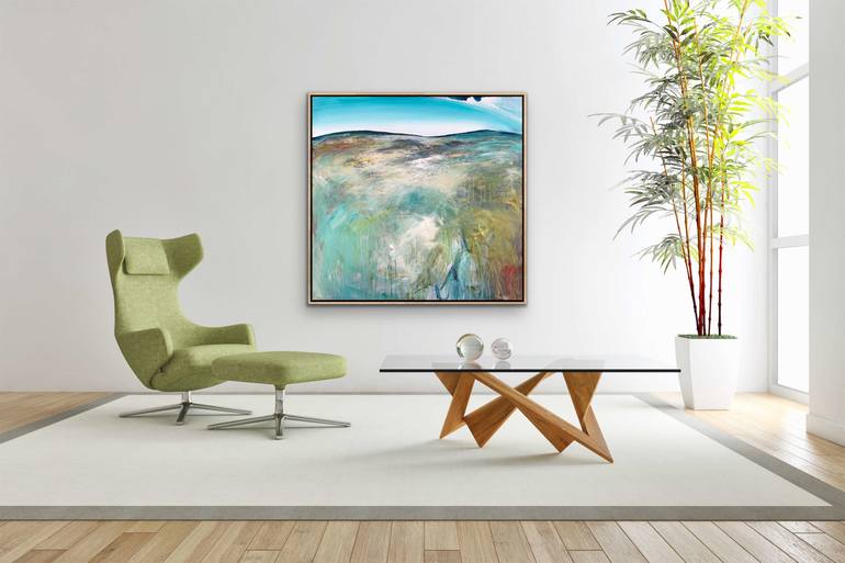 Original Abstract Landscape Painting by Tania Chanter