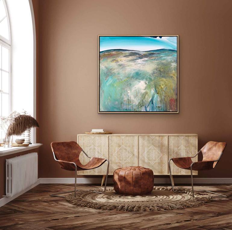 Original Abstract Landscape Painting by Tania Chanter