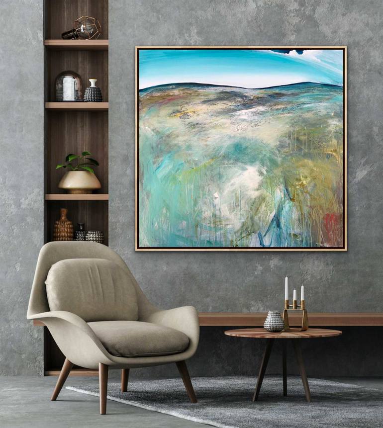 Original Abstract Landscape Painting by Tania Chanter