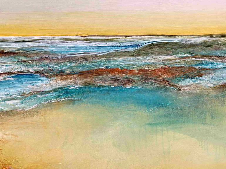 Original Abstract Seascape Painting by Tania Chanter