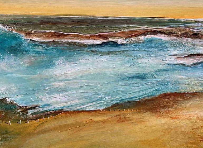 Original Abstract Seascape Painting by Tania Chanter