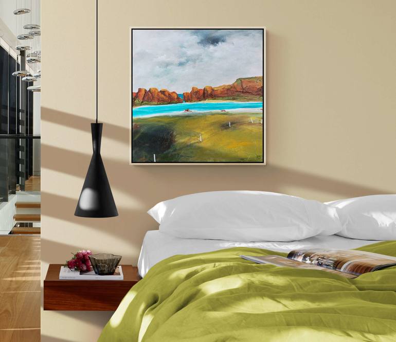 Original Abstract Landscape Painting by Tania Chanter