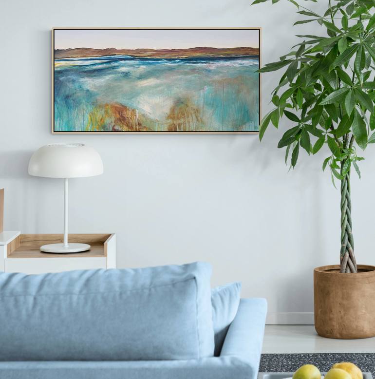 Original Abstract Seascape Painting by Tania Chanter